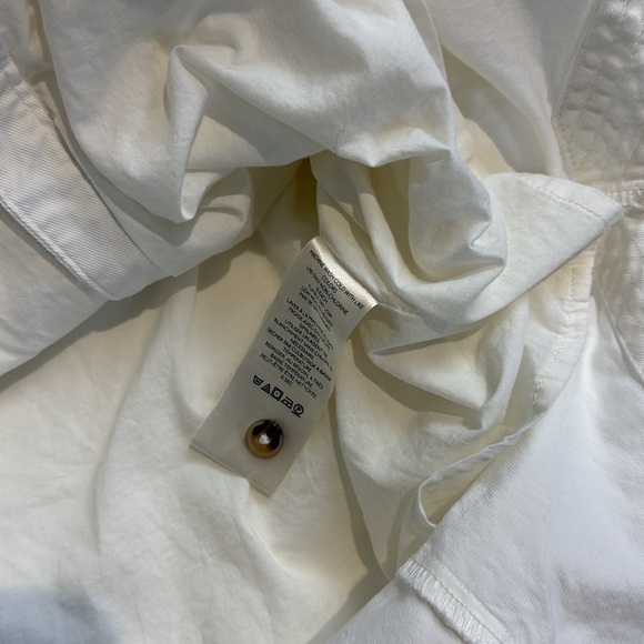 Anthropologie Pilcro white button front dress size 6 - Picture 8 of 9